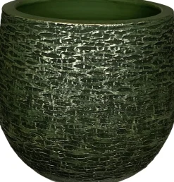 HS bloempot Lissabon groen D 32 H 31 cm