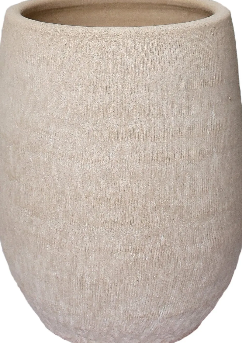 HS bloempot Miami crème D 29 H 50 cm