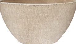 HS bloempot Miami crème 35 x 16 x 19 cm