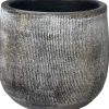 HS bloempot Miami grijs D 23 H 21 cm