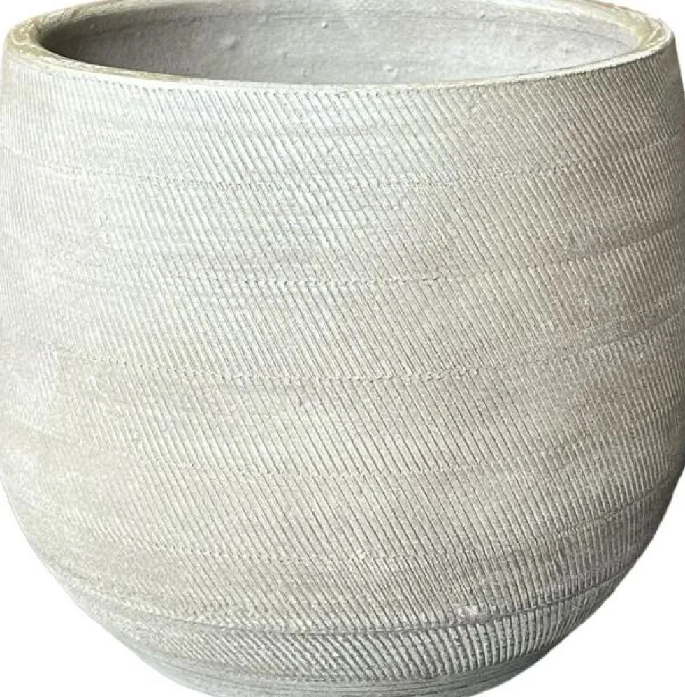 HS bloempot Nagano crème D 24 H 22 cm
