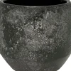 HS bloempot Napoli zwart D 33 H 31 cm