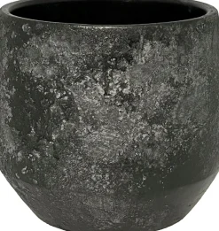 HS bloempot Napoli zwart D 33 H 31 cm