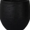 HS bloempot Osaka zwart D 32 H 30 cm