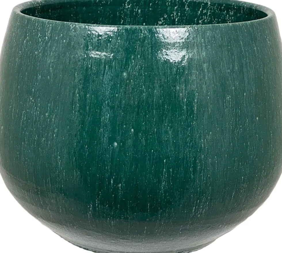 HS bloempot petra petrol D 33 H 31 cm