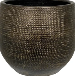 HS bloempot Tokio goud D 28 H 26 cm