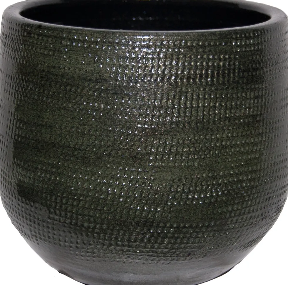 HS bloempot Tokio groen D 24 H 22 cm