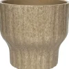 HS bloempot Vigo beige D 24 H 22 cm