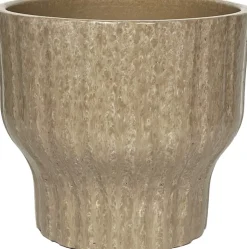 HS bloempot Vigo beige D 20 H 18 cm