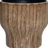 HS bloempot Vigo bruin D 29 H 26 cm