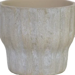 HS bloempot Vigo taupe D 29 H 26 cm