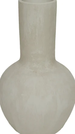HS vaas Nandy crème / grijs D 26 H 40 cm