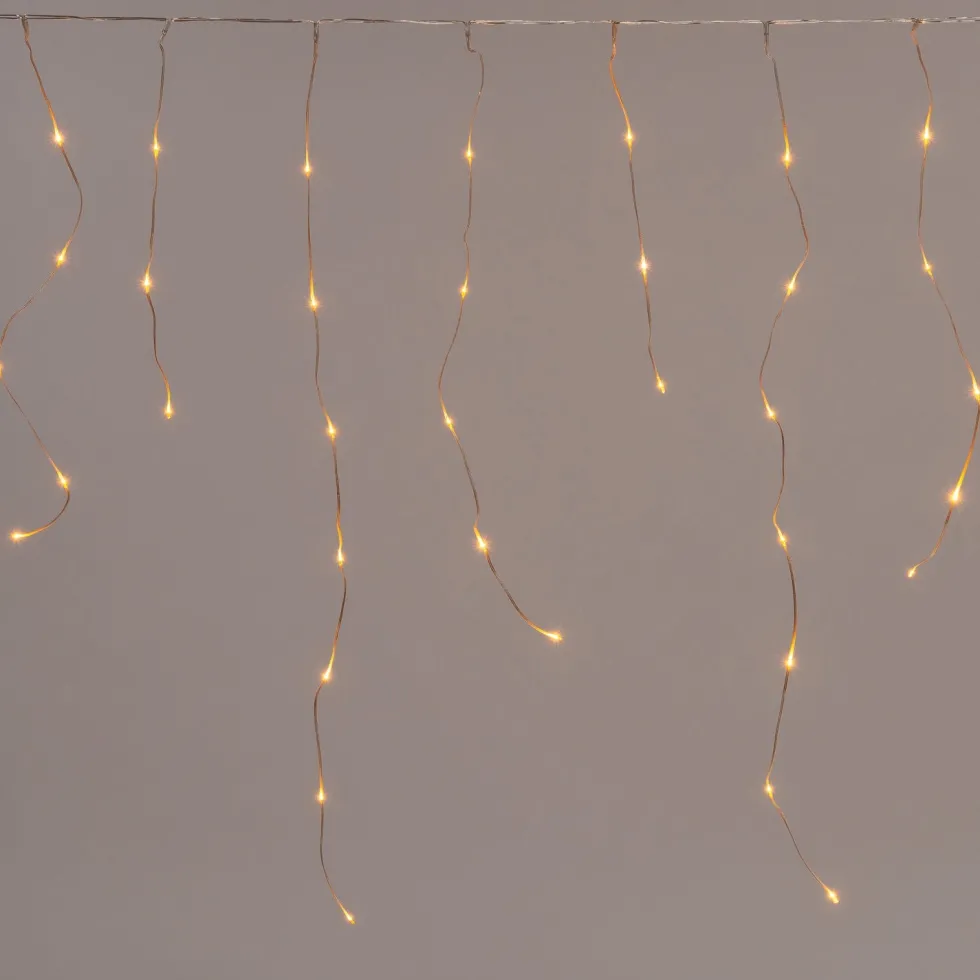 IJspegelverlichting met 180 lampjes classic warm 3,6 m
