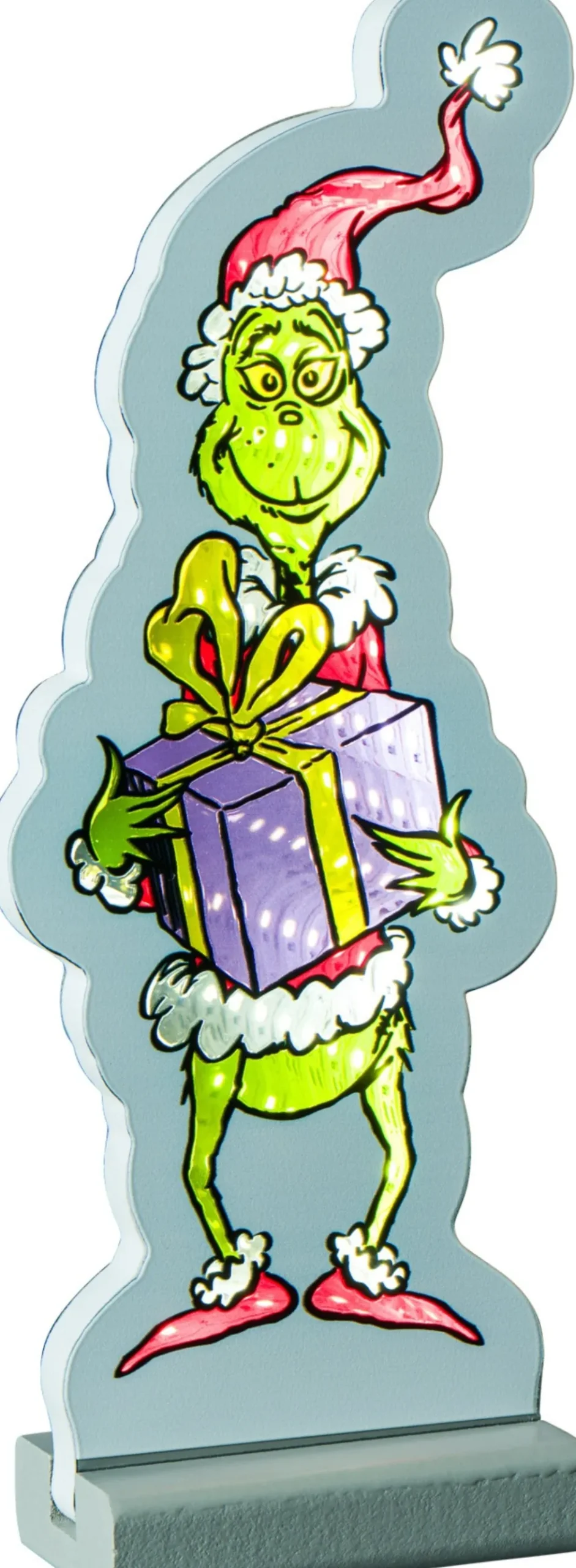 Infinity light The Grinch cadeau met verlichting 9,5 x 1,3 x 24,5 cm