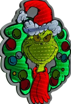 Infinity light The Grinch krans met verlichting 30 x 1,3 x 40 cm
