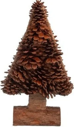 Intatuin decoratieboom op voet Gert naturel 17 x 6 x 30 cm