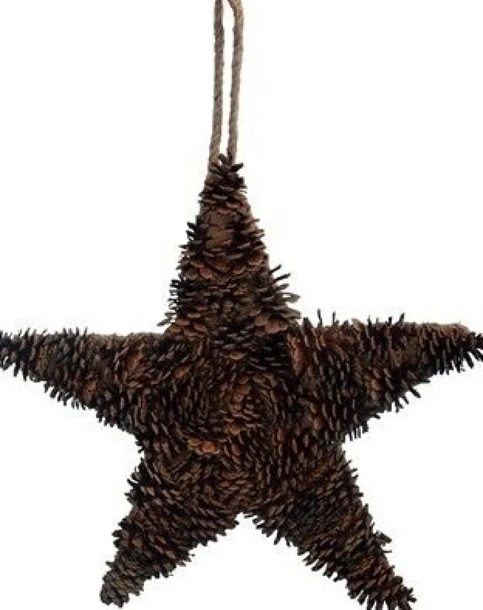 Intatuin kersthanger Gert ster naturel D 45 H 4,5 cm