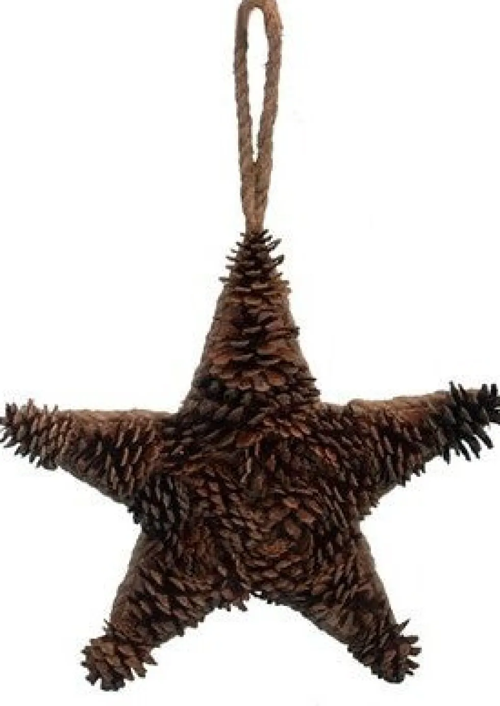 Intatuin kersthanger Gert ster naturel D 33 H 4,5 cm