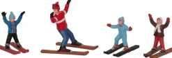 Intratuin Alpen kerstdorpminiatuur skiles 4-delig