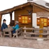 Intratuin Alpen kersthuisje almhutte (alpenhut) 22,3 x 20,3 x 13 cm