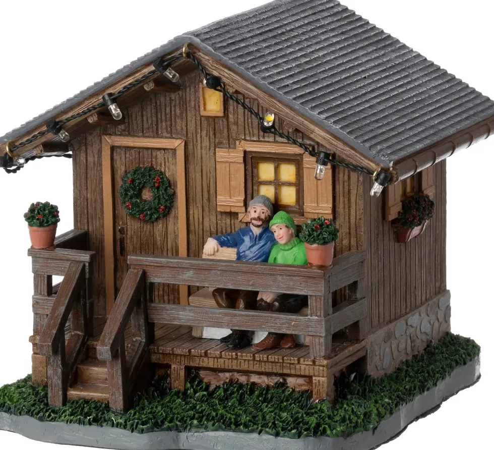 Intratuin Alpen kersthuisje berghut 14,5 x 15 x 13 cm