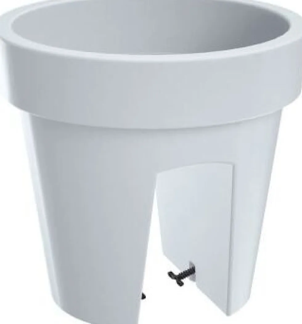 Intratuin balkonbak Railing wit D 24,5 H 22,5 cm