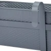Intratuin balkonbak Semi grijs 37 x 26 x 21 cm
