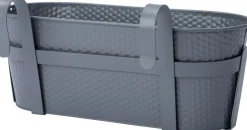 Intratuin balkonbak Semi grijs 37 x 26 x 21 cm
