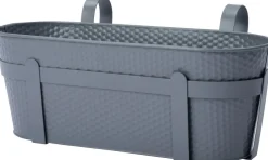 Intratuin balkonbak Semi grijs 51 x 26 x 21 cm