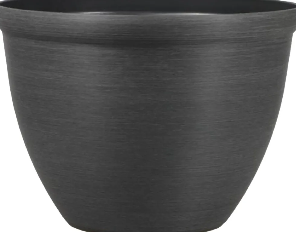 Intratuin bloempot Abel antraciet D 29,8 H 25 cm