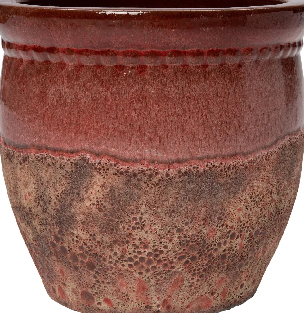 Intratuin bloempot Abel rood D 39 H 37 cm