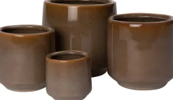 Intratuin bloempot Adam bruin D 6,7 H 7 cm