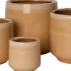 Intratuin bloempot Adam crème D 6,7 H 7 cm