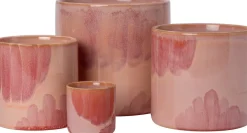 Intratuin bloempot Agil roze D 16 H 15 cm