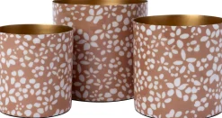 Intratuin bloempot Aimy roze / wit D 15 H 15 cm
