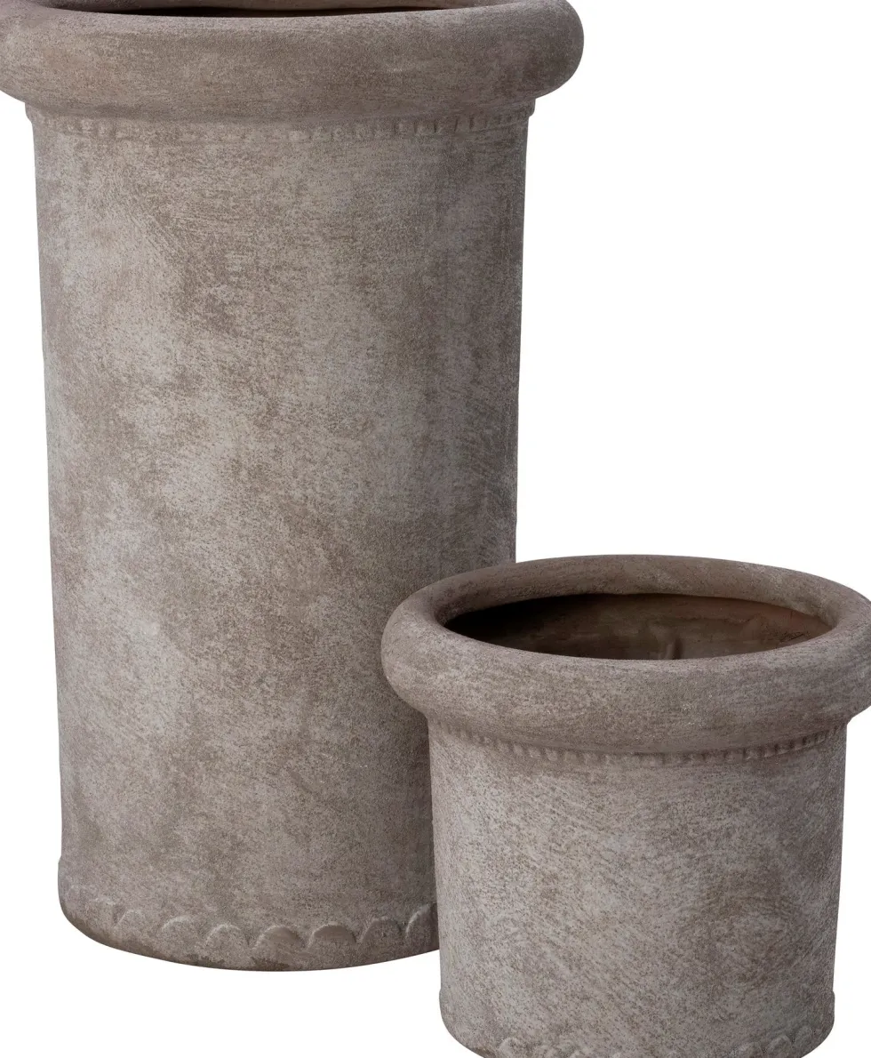 Intratuin bloempot Ajman bruin D 25 H 21 cm