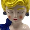 Intratuin bloempot Alee blauw 10 x 8 x 12 cm