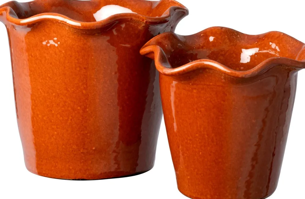 Intratuin bloempot Almer bruin D 19 H 17 cm