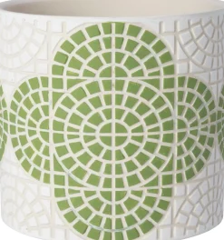 Intratuin bloempot Alon groen D 7 H 7 cm