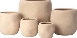 Intratuin bloempot Alta beige D 30 H 26 cm