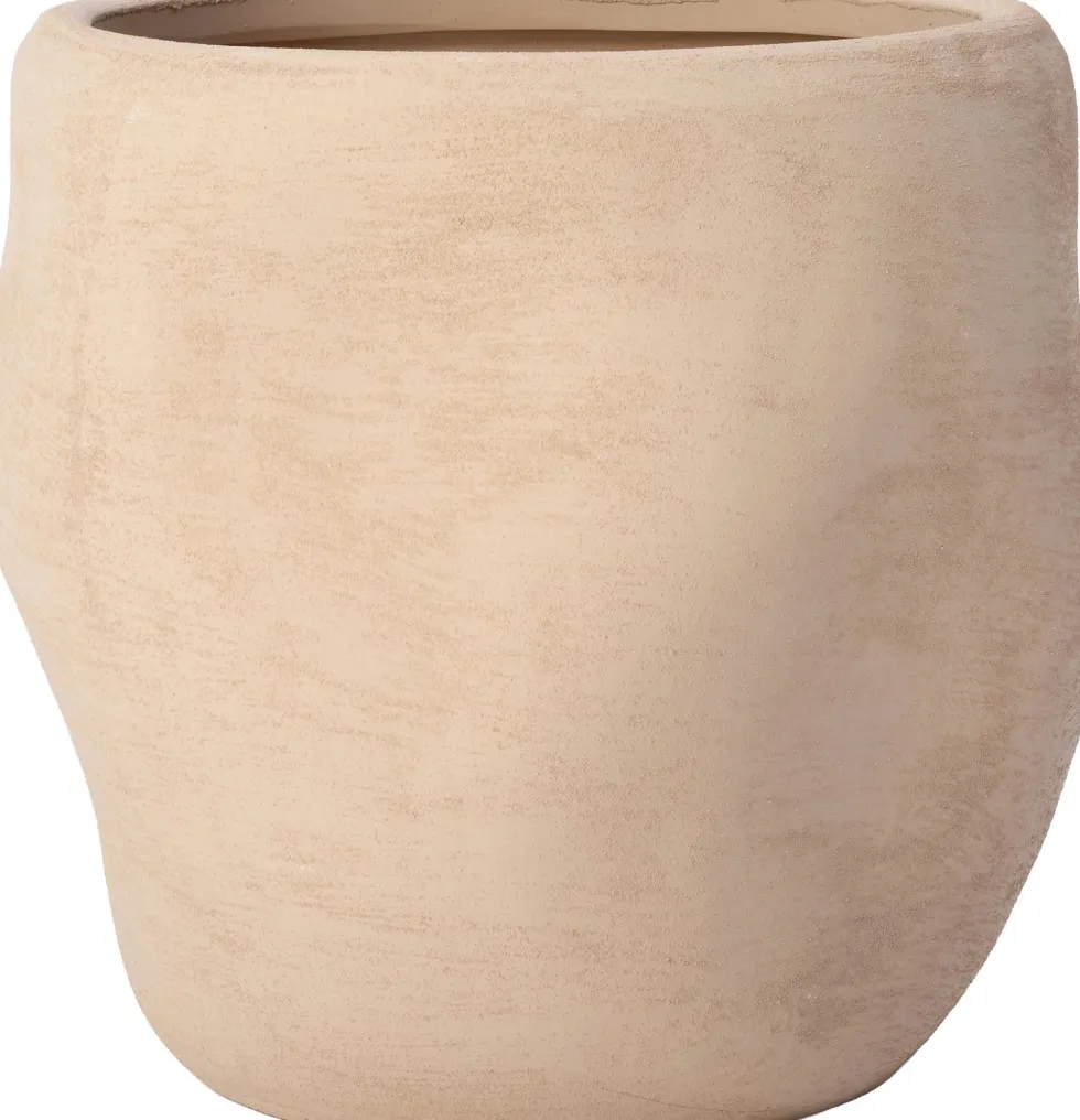 Intratuin bloempot Alta beige D 19,5 H 18 cm