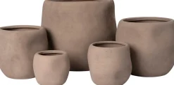 Intratuin bloempot Alta taupe D 30 H 26 cm