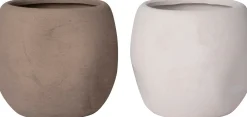 Intratuin bloempot Alta wit D 16 H 15 cm