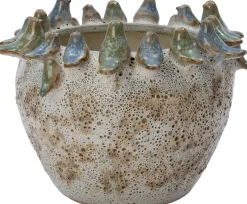 Intratuin bloempot Andor beige D 13 H 9 cm