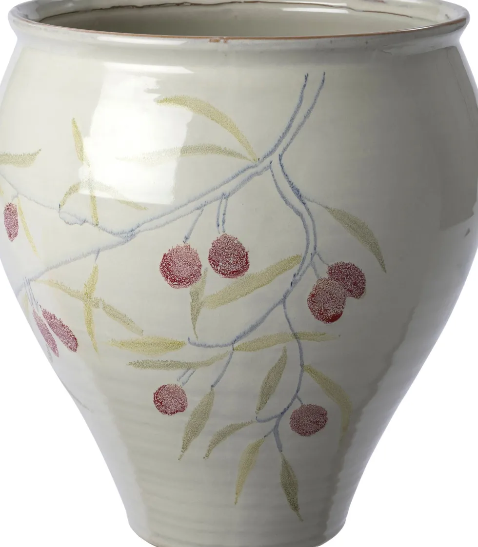 Intratuin bloempot Antje wit D 33 H 35,5 cm