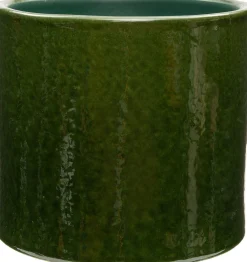 Intratuin bloempot Asuna groen D 16 H 15 cm