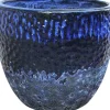 Intratuin bloempot Atlantic blauw D 46 H 38 cm