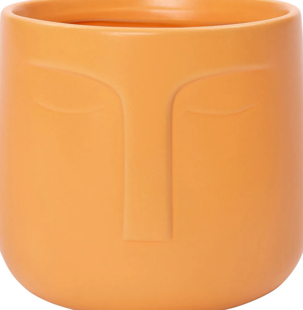 Intratuin bloempot Aukje geel D 7 H 6,8 cm