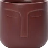 Intratuin bloempot Aukje rood D 7 H 6,8 cm