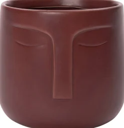 Intratuin bloempot Aukje rood D 7 H 6,8 cm